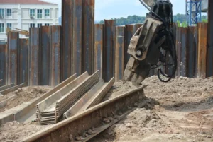 Sheet pile dimensions