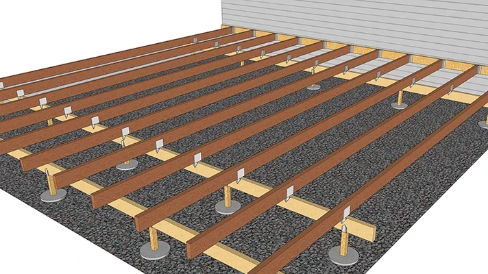 I joist floor