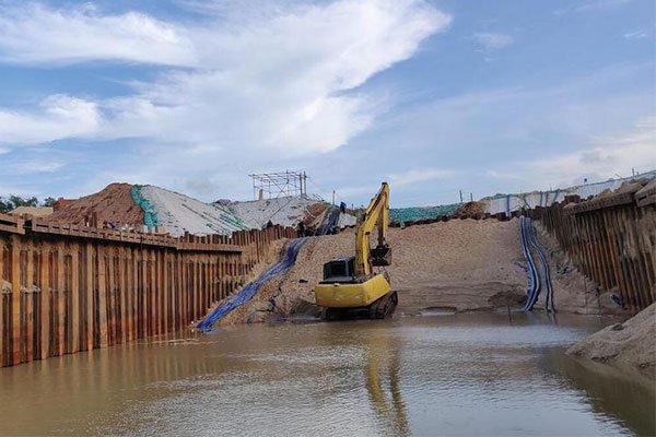 Average sheet pile wall cost
