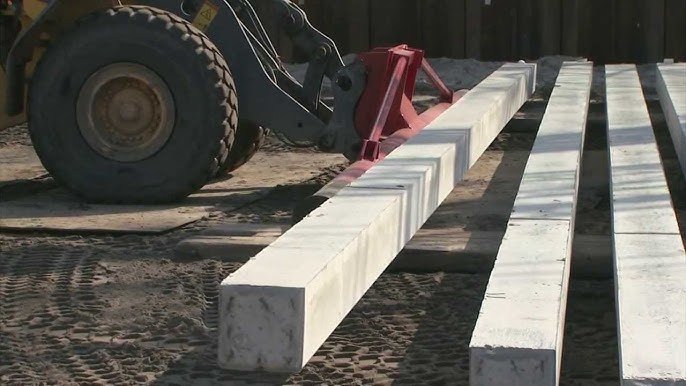 Precast concrete pile size customized
