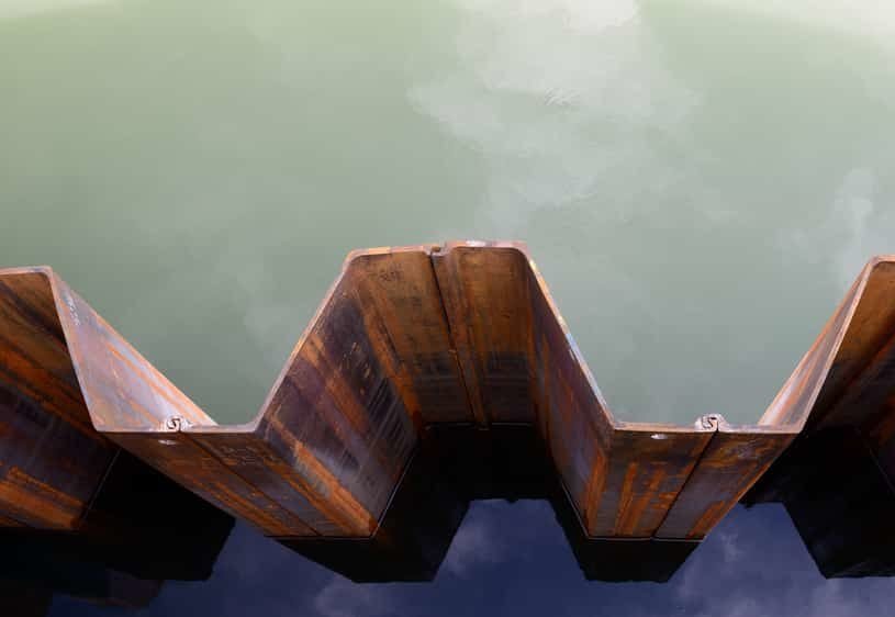 Sheet pile wall cost