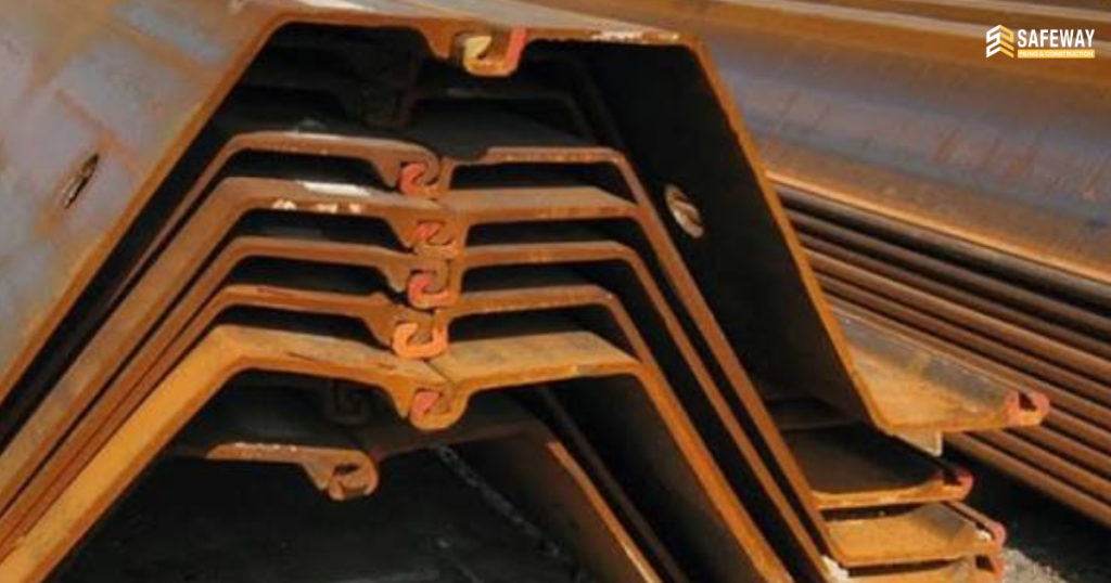 Sheet pile-driving equipment