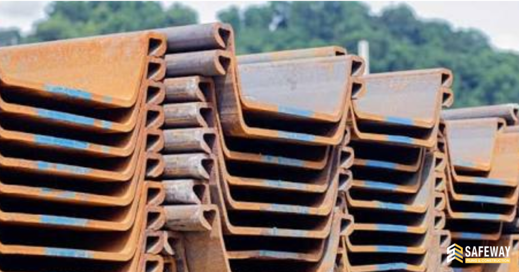 Sheet pile soil conditions