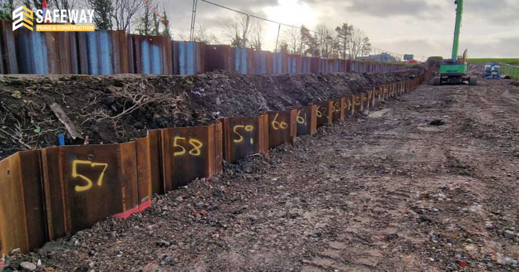 Sheet pile equipment