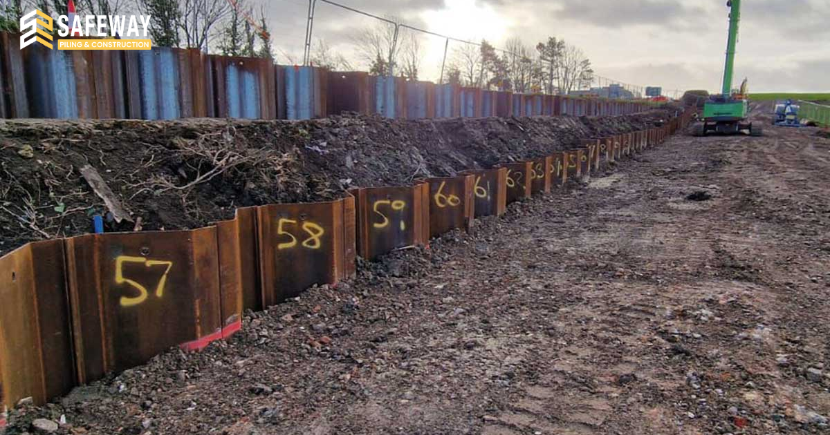 Sheet pile equipment